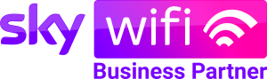 Logo sky wifi business partner